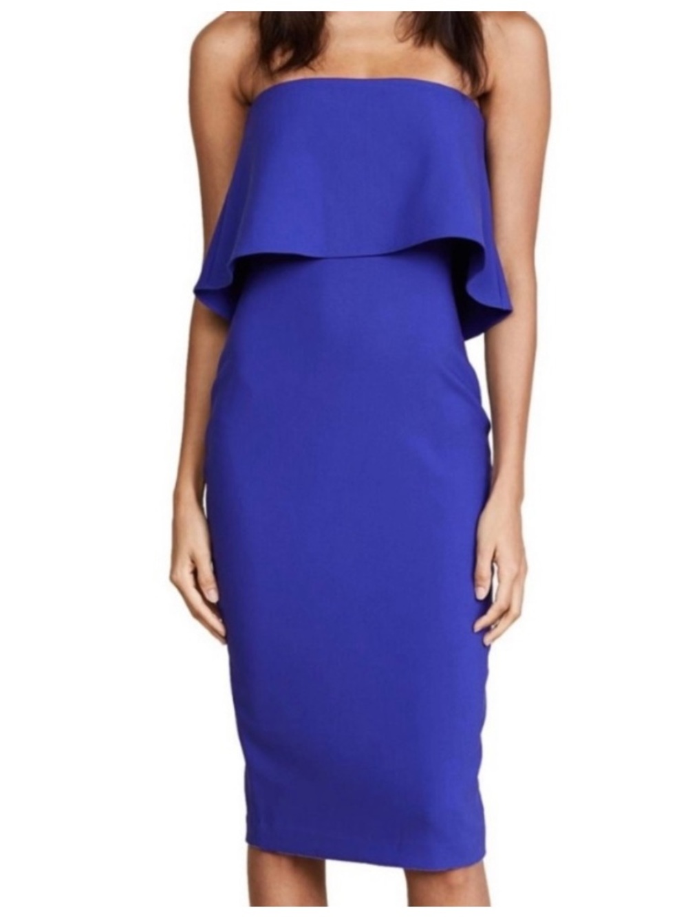 Likely Driggs Strapless Ruffle Sheath Dress 💙💙
